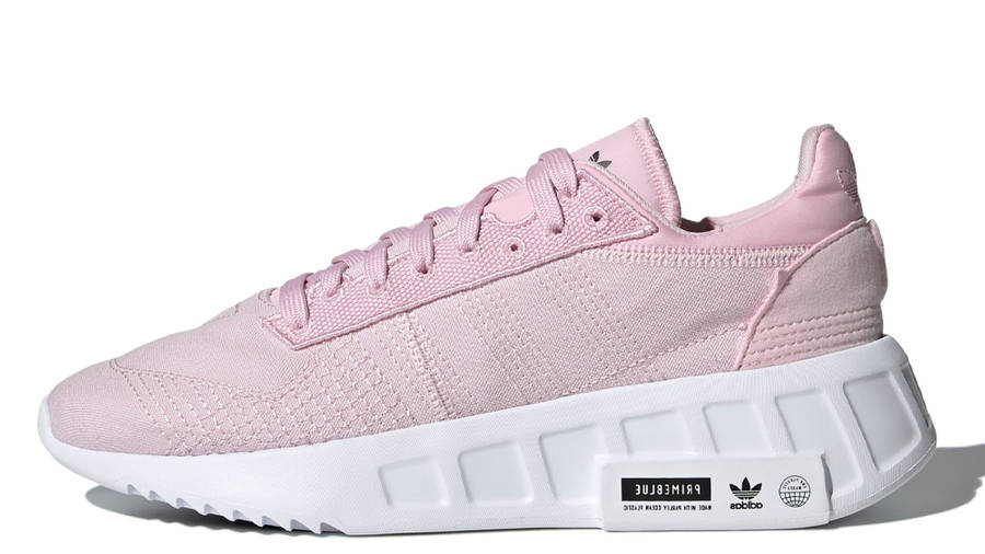 adidas originals geodiver sustainable trainers in clear pink