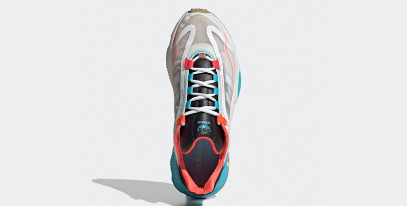 adidas Ozweego Cloud White Cyan Red Middle