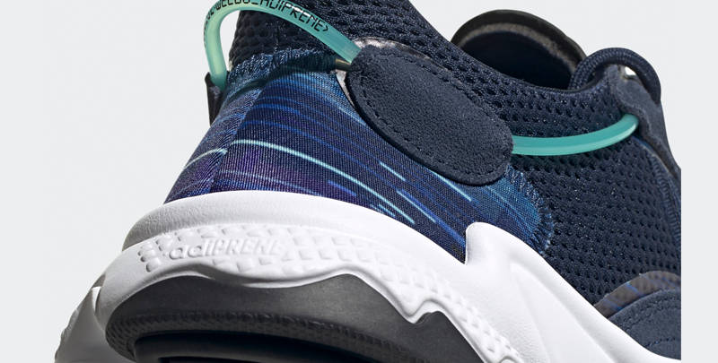 adidas Ozweego Collegiate Navy Closeup