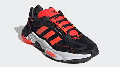 adidas Ozweego Pure Core Black Solar Red Front