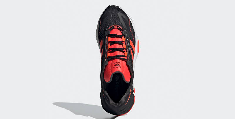 adidas Ozweego Pure Core Black Solar Red Middle