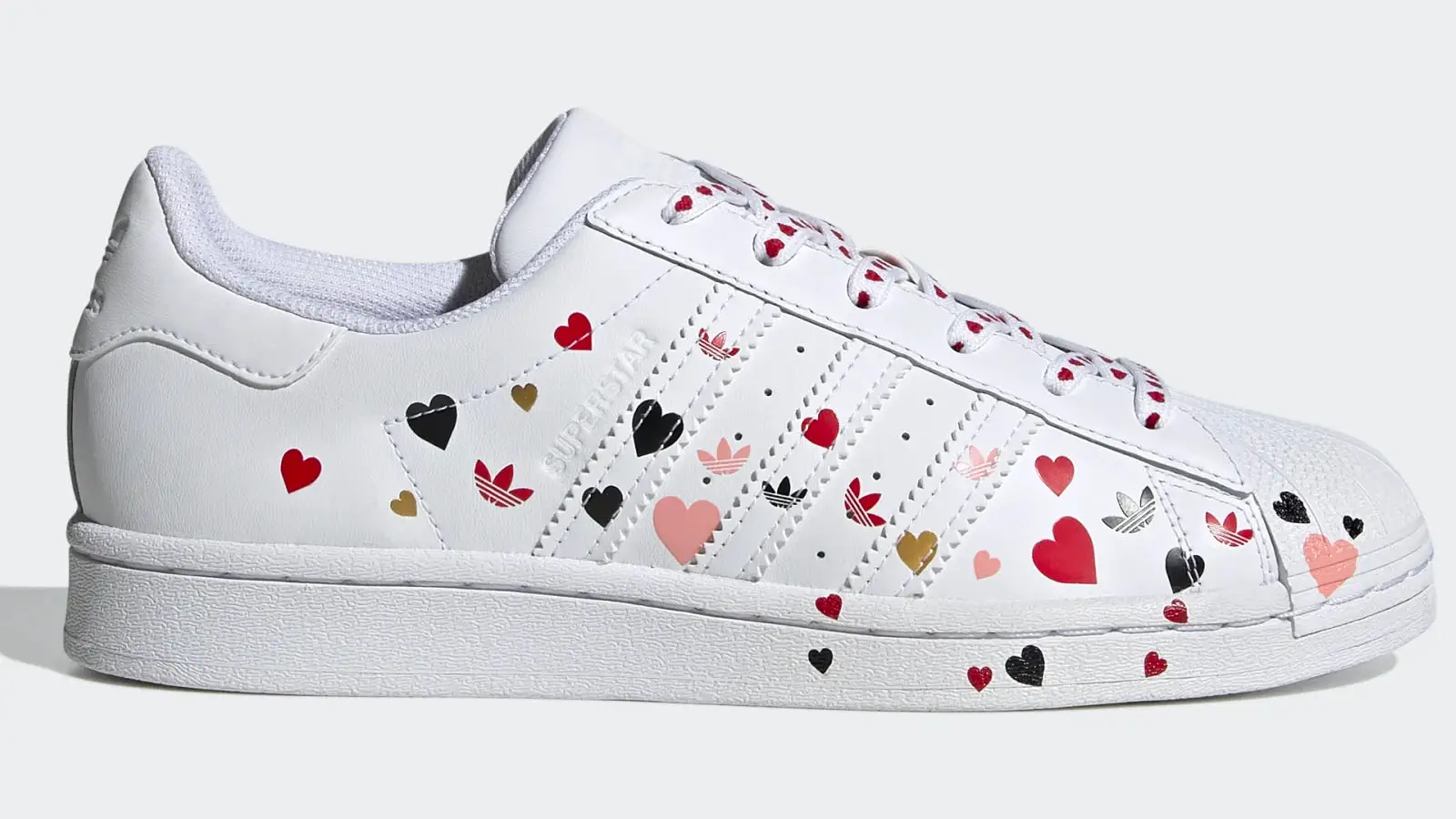 Adidas superstar sale love heart