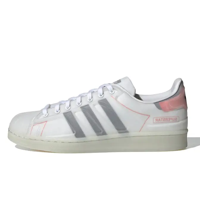 adidas Superstar Futureshell Cloud White Semi Solar Red | Where To