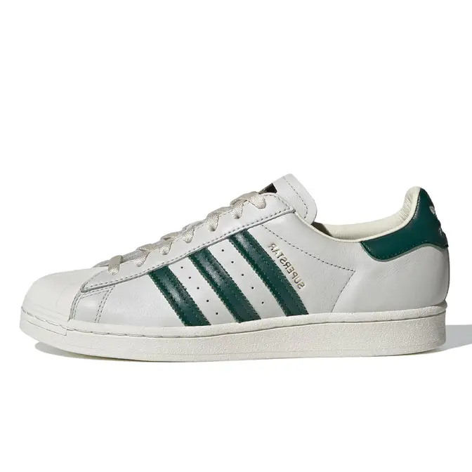 adidas Superstar Off White Collegiate Green | Where To Buy | H68186 ...