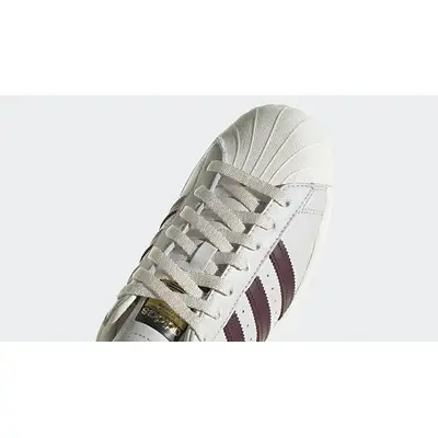 adidas Superstar Off White Maroon | Where To Buy | H68187