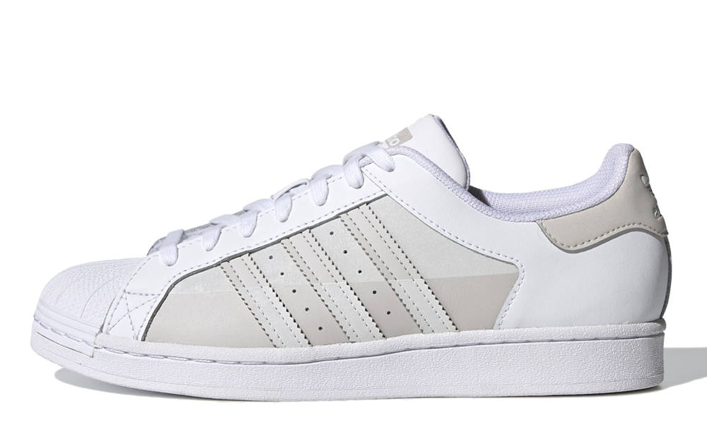 adidas superstar weave clear grey/grey/white