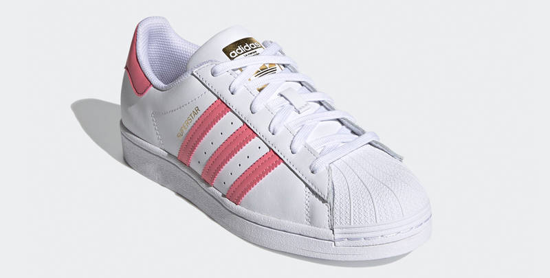 adidas Superstar White Pink