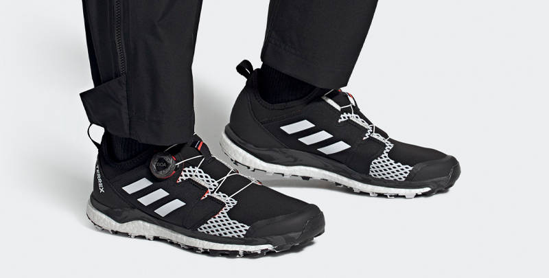 adidas Terrex Agravic BOA Trail Core Black On Foot