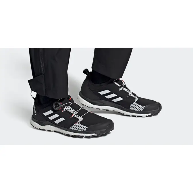 adidas Terrex Agravic BOA Trail Core Black On Foot