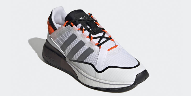 adidas ZX 2K Boost Pure Cloud White Orange