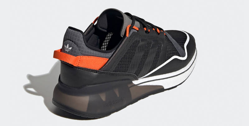 ２Ｋ adidas ZX 2K Boost Pure Core Black Orange | Where To Buy