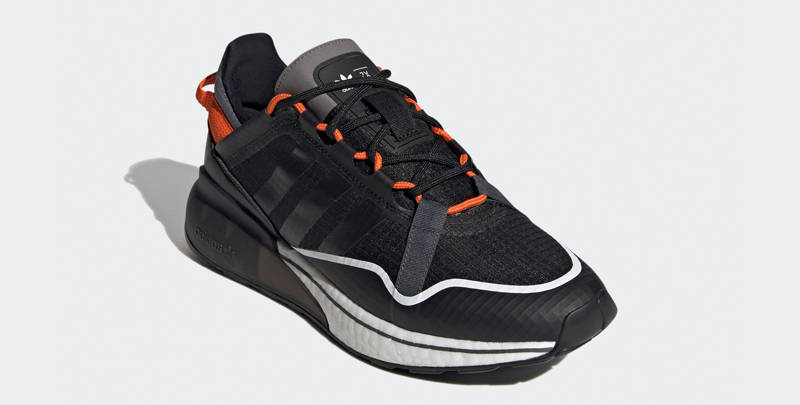 adidas ZX 2K Boost Pure Core Black Orange | Where To Buy