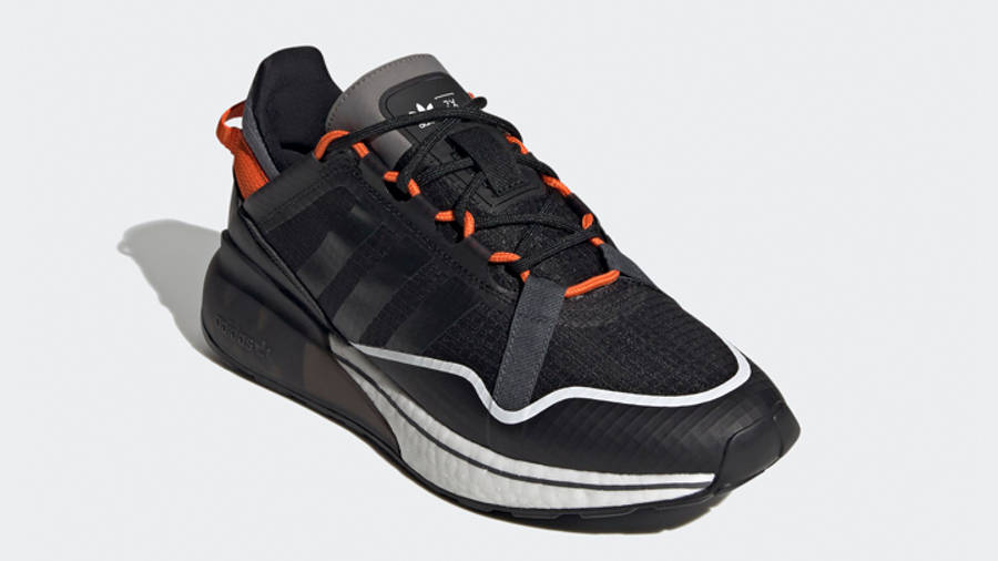 adidas ZX 2K Boost Pure Core Black Orange | Where To Buy | H06569 | The ...