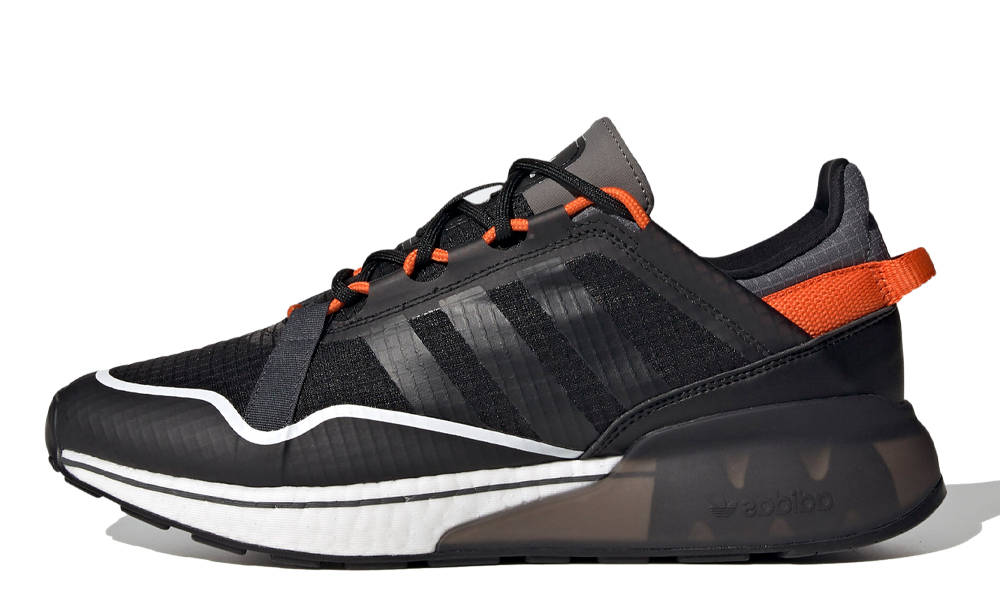 zx 2k boost core black orange