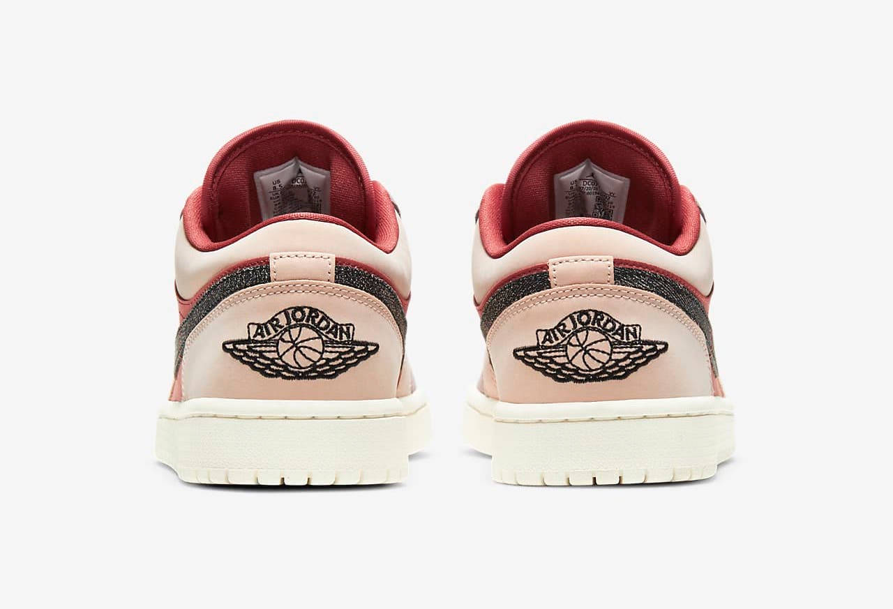Air Jordan 1 Low Canyon Rust heel