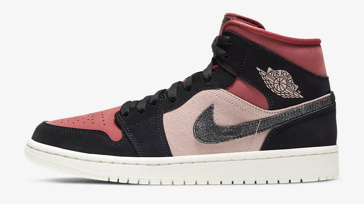 wmns air jordan 1 mid particle beige