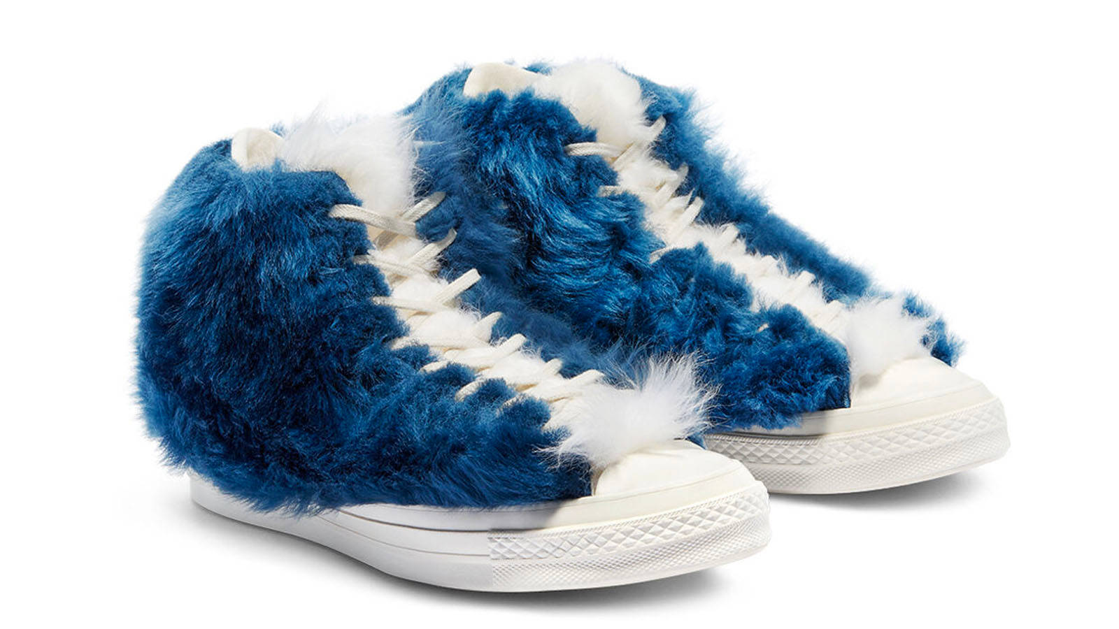 AMBUSH x converse blue fur converse