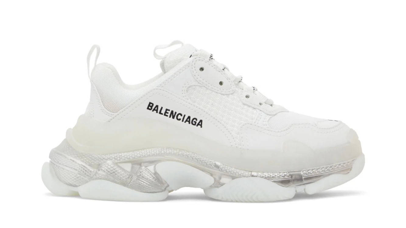 Balenciaga Triple S White White