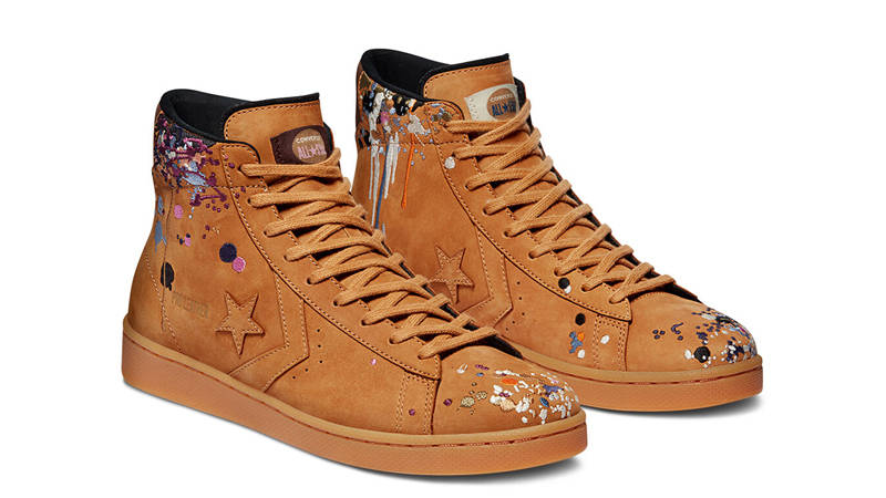 Bandulu x Converse Pro Leather Hi Flux Gum Light Honey Front