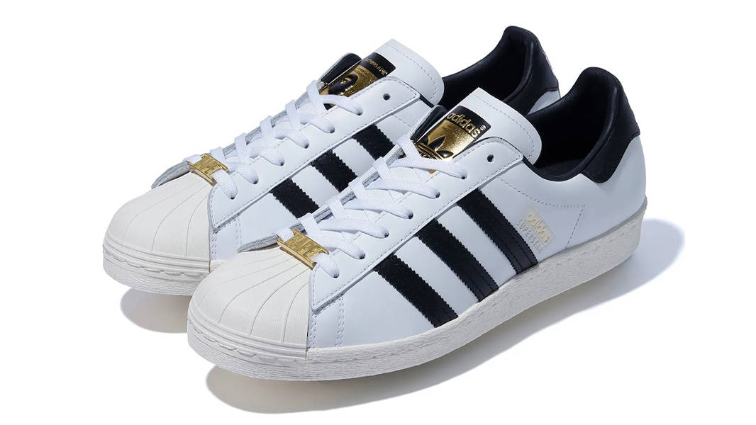 BAPE x adidas Superstar White Black