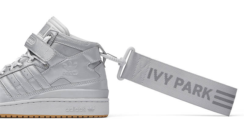 Beyonce Ivy Park x adidas Forum Mid Silver Metallic