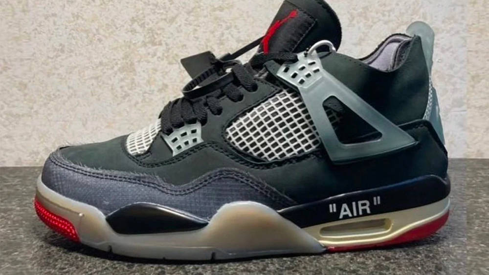 Image via House Of Heat Off-White x Air Jordan 4 "Bred"