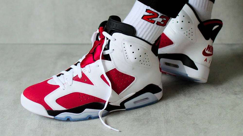 Image via nineteen.85 Air Jordan 6 "Carmine"