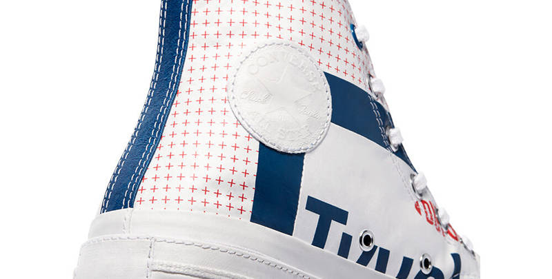Converse Chuck 70 Tyvek Hi White Blue Closeup