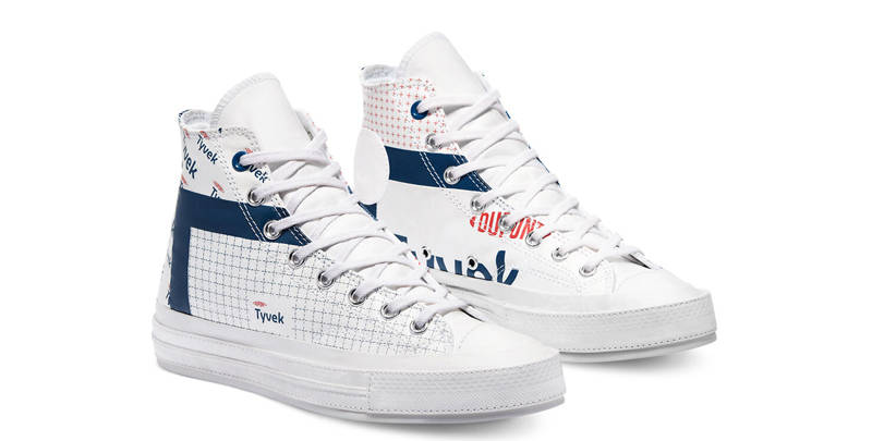 Converse Chuck 70 Tyvek Hi White Blue Front