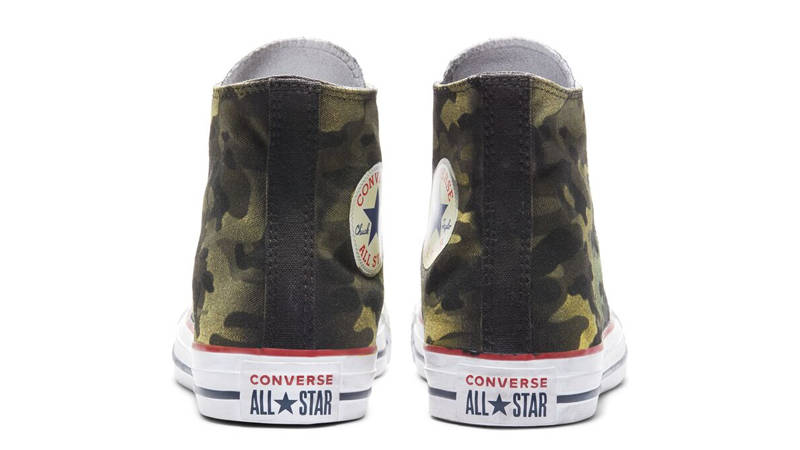 Converse Chuck Taylor All Star Camo Hi Navy Green Back
