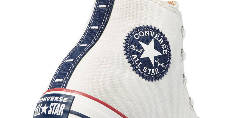 Converse Chuck Taylor All Star Indigo Boro Hi Egret Closeup