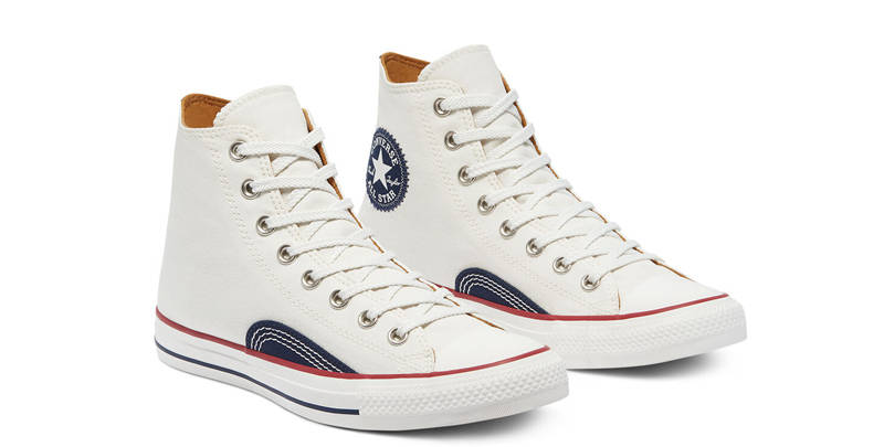 Converse Chuck Taylor All Star Indigo Boro Hi Egret Front