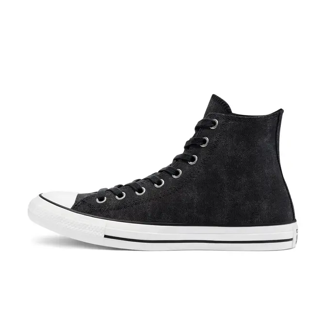 Converse Chuck Taylor All Star Washed Canvas Hi Black | Where To Buy ...