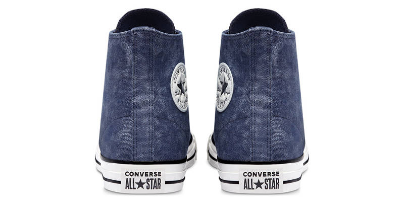 Converse Chuck Taylor All Star Washed Canvas Hi Midnight Navy Back