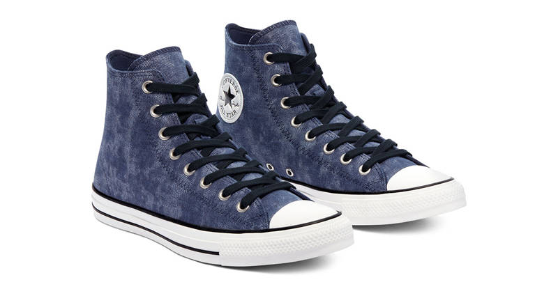 Converse Chuck Taylor All Star Washed Canvas Hi Midnight Navy