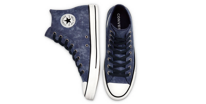 Converse Chuck Taylor All Star Washed Canvas Hi Midnight Navy Middle