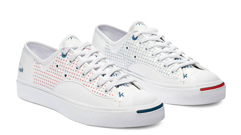 Converse Jack Purcell Rally Tyvek Low White Front