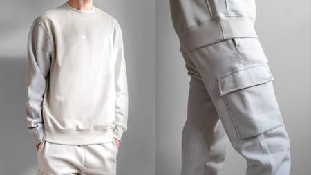 The Nike Fleece Crew & Cargo Trousers "Light Bone" Are the Perfect Quarantine Companions
