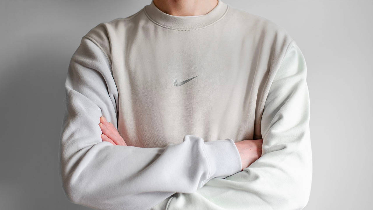 The Nike Fleece Crew & Cargo Trousers "Light Bone" Are the Perfect Quarantine Companion