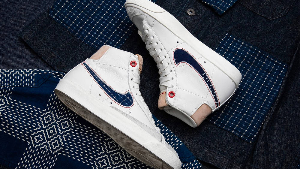 Image via Denham Denham x Nike Blazer Mid
