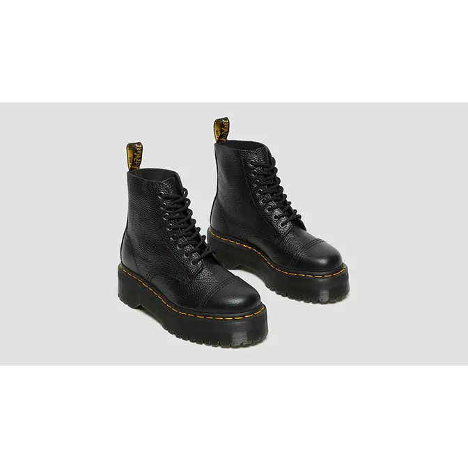 Dr Martens Sinclair Zip Boot Milled Leather Black 22564001 Front