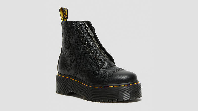 Dr Martens Sinclair Zip Boot Milled Leather Black 22564001 Side
