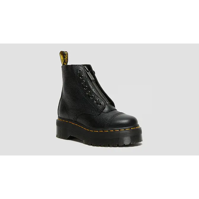 Dr Martens Sinclair Zip Boot Milled Leather Black 22564001 Side