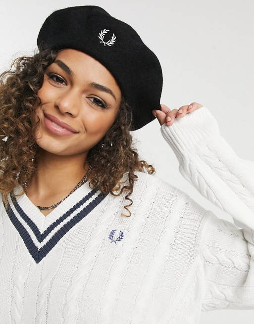 Fred Perry Beret Black