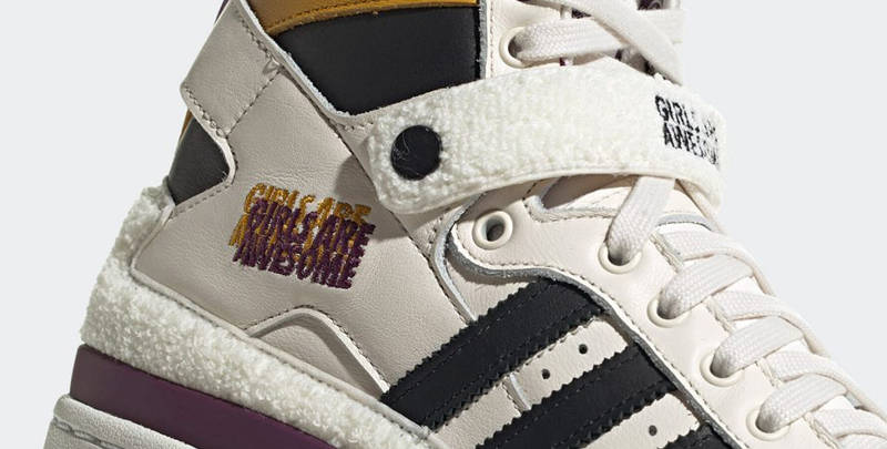 Girls Are Awesome x adidas Forum Hi White Purple