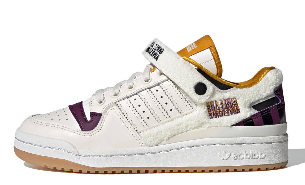 Girls Are Awesome x adidas Forum Low White Purple