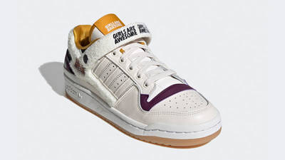 Girls Are Awesome x adidas Forum Low White Purple