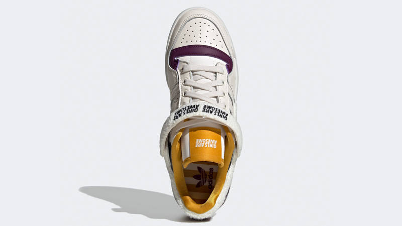 Girls Are Awesome x adidas Forum Low White Purple