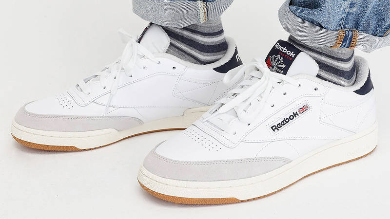 J.Crew x Reebok Club C White