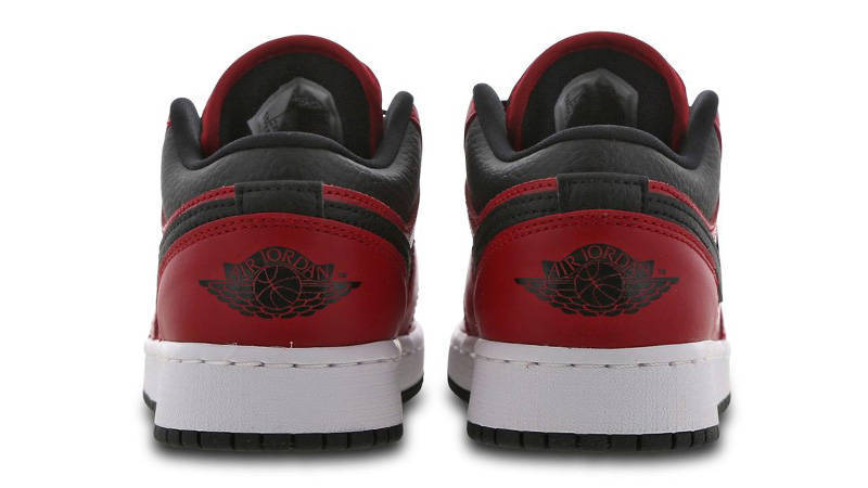 Jordan 1 Low GS Gym Red Black Back